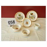 Charlie Brown, Snoopy & Woodstock Dishes