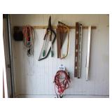 Tools & Levels on Wall