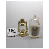 Lantern & 1 gal of lamp oil