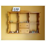 Display / Shadow Box w/ 2 Drawers
