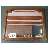 Oak Trimmed Wall Mirror 32" x 37"