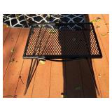 18x16x18 wrought iron side table