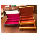 Vintage silverware chests