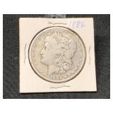 1886 MORGAN SILVER DOLLAR