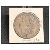 1921-D- MORGAN SILVER DOLLAR