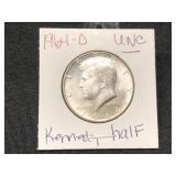 1964-D- UNCIRLATED KENNEDY HALF DOLLAR