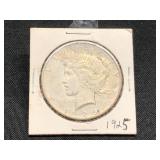 1925 Peace silver dollar