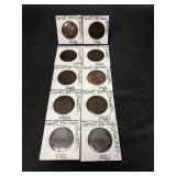 (10) Great Britain Large Cents