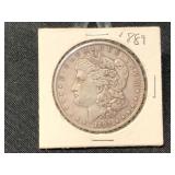 1889 MORGAN SILVER DOLLAR