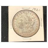 1921 MORGAN SILVER DOLLAR