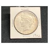 1922 PEACE SILVER DOLLAR