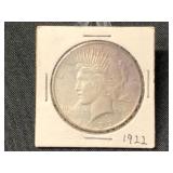 1922 PEACE SILVER DOLLAR