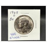 1968D Kennedy Half Dollar