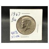 1967 Kennedy Half Dollar