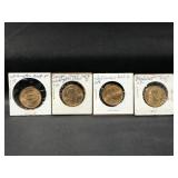 4 Presidential Dollars
