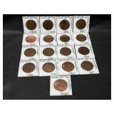(17) Great Britain Large Cents
