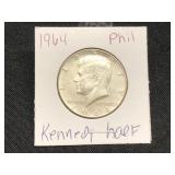 1964 KENNEDY HALF DOLLAR