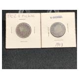 1902&1903 V-Nickles