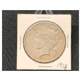 1928 Peace silver dollar