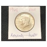 1964 KENNEDY HALF DOLLAR