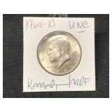 1964-D- UNCIRLATED KENNEDY HALF DOLLAR