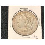 1921-D- MORGAN SILVER DOLLAR