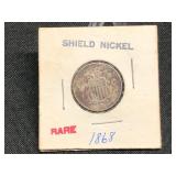 1868 Shield Nickel