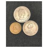 1956,1960 FOREIGN COINS