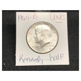 1964-D- UNCIRLATED KENNEDY HALF DOLLAR