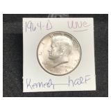 1964-D- UNCIRLATED KENNEDY HALF DOLLAR