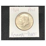 1964 KENNEDY HALF DOLLAR