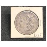 1885 MORGAN SILVER DOLLAR