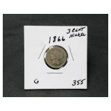 1866 3 Cent Nickel