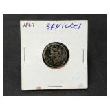 1867 3 Cent Nickel