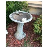Decorative Birdbath - Concrete