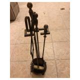 Fireplace tool set