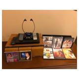 Sony CD/DVD Player with Discs & Storage Holders