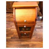 14x12x34 wooden breadbox / vegetable box