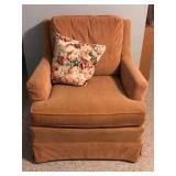 Corduroy Club Chair (Needs Minor Repair)