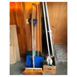 Outdoor winter tools and insect sprays