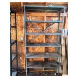 36x12x75 six tier metal shelf