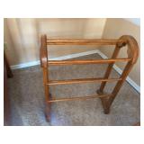 Vintage Wooden Quilt Rack - 26x11x32