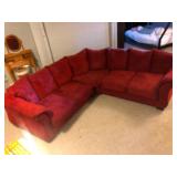 L-Shaped 2-Piece Sectional Sofa - 89x39x31