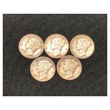 1940-1945 MURCURY DIMES