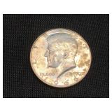 1966 Kennedy half dollar