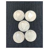 1899-1910-V NICKELS