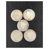 1900-1912-V NICKELS