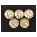 1960-1961-D SILVER QUARTERS