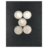 1900-1912-V NICKELS