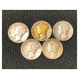 1940-1943 MURCURY DIMES